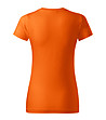 Дамска памучна тениска в оранжево Basic-1 снимка
