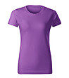 Дамска памучна тениска в лилаво Basic-0 снимка