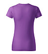 Дамска памучна тениска в лилаво Basic-1 снимка