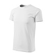 Унисекс памучна тениска в бяло Heavy-2 снимка