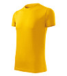 Памучна мъжка тениска в жълто Viper-2 снимка