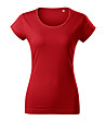 Памучна дамска тениска в червено Viper-0 снимка