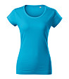Памучна дамска тениска в син нюанс Viper-0 снимка