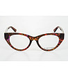 Дамски рамки за очила котешко око в кафяви нюанси и бордо Trudie-1 снимка
