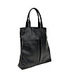 Черна дамска кожена чанта Simalia-2 снимка
