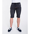 Черни къси мъжки памучни дънки Deston-0 снимка