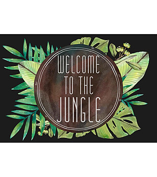 Постелка с принт Welcome to the jungle 52х75 см снимка
