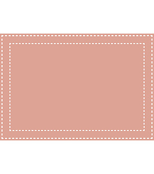 Постелка с принт Frame in pink 52х75 см снимка