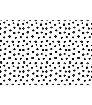 Постелка с принт Fancy black dots 52х75 см снимка