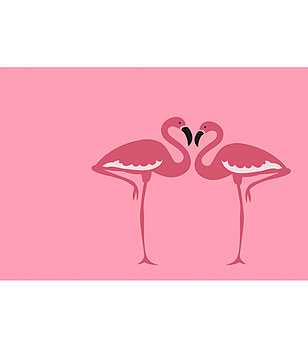 Постелка с принт Flamingo 52х75 см снимка