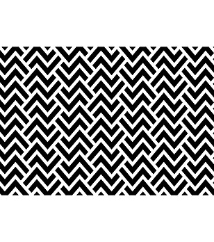 Постелка с принт Black Zigzag 52х75 см снимка