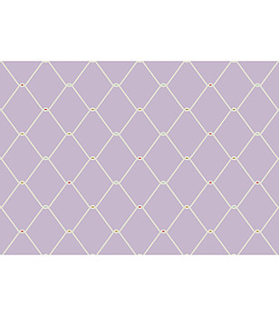 Постелка с принт Fence on lavender 52х75 см снимка