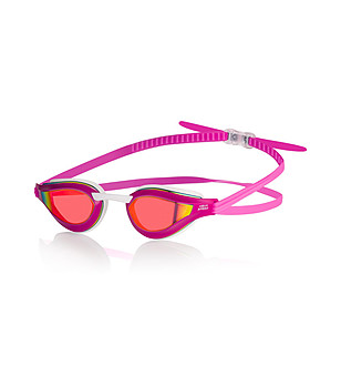 Очила за плуване в розово с огледални лещи Rapid снимка