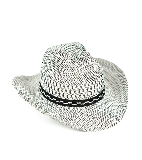 Дамска ажурена шапка в светлосиво Telmia снимка