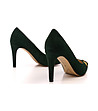 Тъмнозелени дамски обувки с бродерии звездички Sorena-3 снимка
