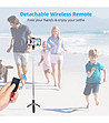 Селфи стик със стойка и Bluetooth за телефони и фотоапарати-2 снимка