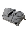 Сив unisex памучен халат за ръст 176 см-0 снимка