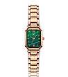 Дамски розовозлатист часовник със зелен циферблат Isla-0 снимка
