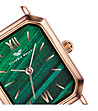 Дамски розовозлатист часовник със зелен циферблат Isla-2 снимка