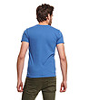 Синя памучна мъжка тениска Iokim-1 снимка