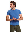 Синя памучна мъжка тениска Iokim-2 снимка