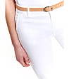 Бял дамски памучен панталон Frances-3 снимка