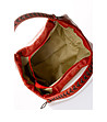 Червена дамска кожена чанта Ina-3 снимка