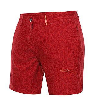 Дамски къси панталони в червено Cuoma снимка