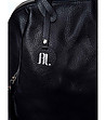 Черна дамска кожена раница Neola-2 снимка