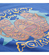 Детска памучна тениска в синьо Ivaro-4 снимка