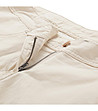 Бежови памучни дамски къси панталони Aklim-3 снимка