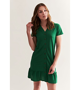 Зелена рокля с копчета Apiana снимка