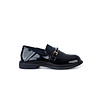 Лачени черни дамски обувки -0 снимка