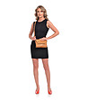 Дамска кожена чанта за рамо в цвят коняк Heather-0 снимка