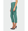 Зелен дамски 7/8 панталон Esta-2 снимка