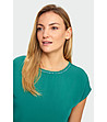 Дамска блуза в зелен нюанс Ralica-3 снимка