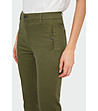 Дамски 7/8 панталон в цвят маслина Biana-3 снимка