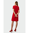 Червена рокля Lucilla-1 снимка