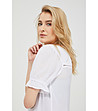 Бяла дамска блуза Vlada-4 снимка