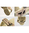 Бежови дамски спортни сандали от естествена кожа Telmia-3 снимка