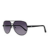 Черни мъжки слънчеви очила тип авиатор-0 снимка