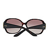 Кафяви дамски слънчеви очила-3 снимка