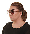 Дамски розовозлатисти слънчеви очила-0 снимка