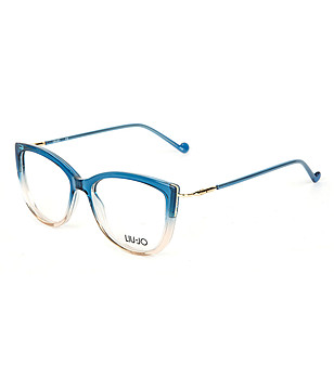 Дамски диоптрични рамки за очила в синьо снимка