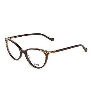 Дамски рамки за очила в тъмен цвят бургунд снимка