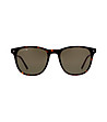 Мъжки слънчеви очила тип уейфеър в цвят хавана-1 снимка
