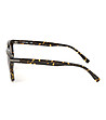 Мъжки слънчеви очила тип уейфеър в черно със златисти шарки-2 снимка