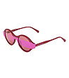 Дамски слънчеви очила в цвят бургунд с ефектни лещи-0 снимка