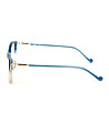 Дамски диоптрични рамки за очила в синьо-2 снимка