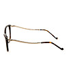 Дамски диоптрични рамки за очила котешко око в тъмен цвят хавана-2 снимка